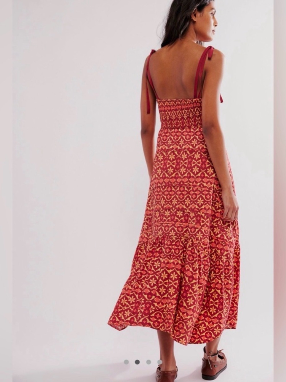 NWOT Free People Palma Printed Dress - Picture 2 of 5